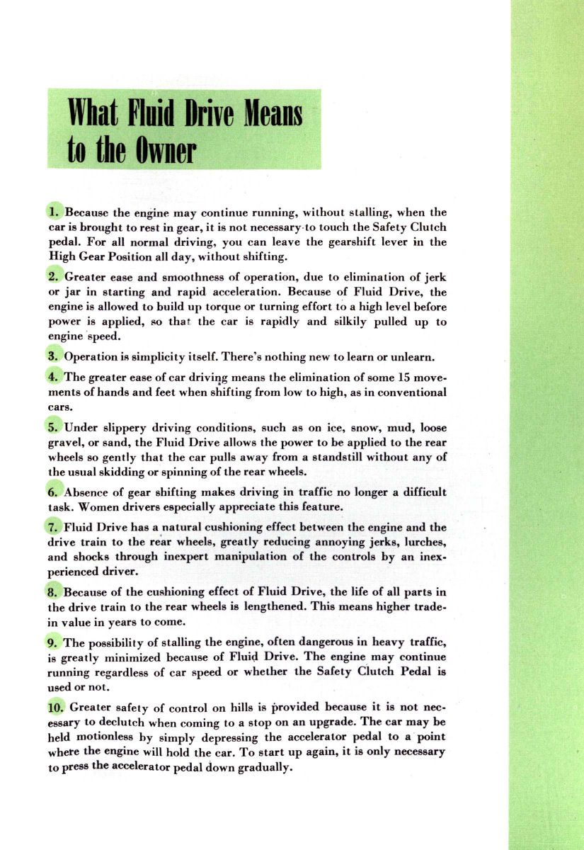 1941 Chrysler Fluid Drive Folder Page 10